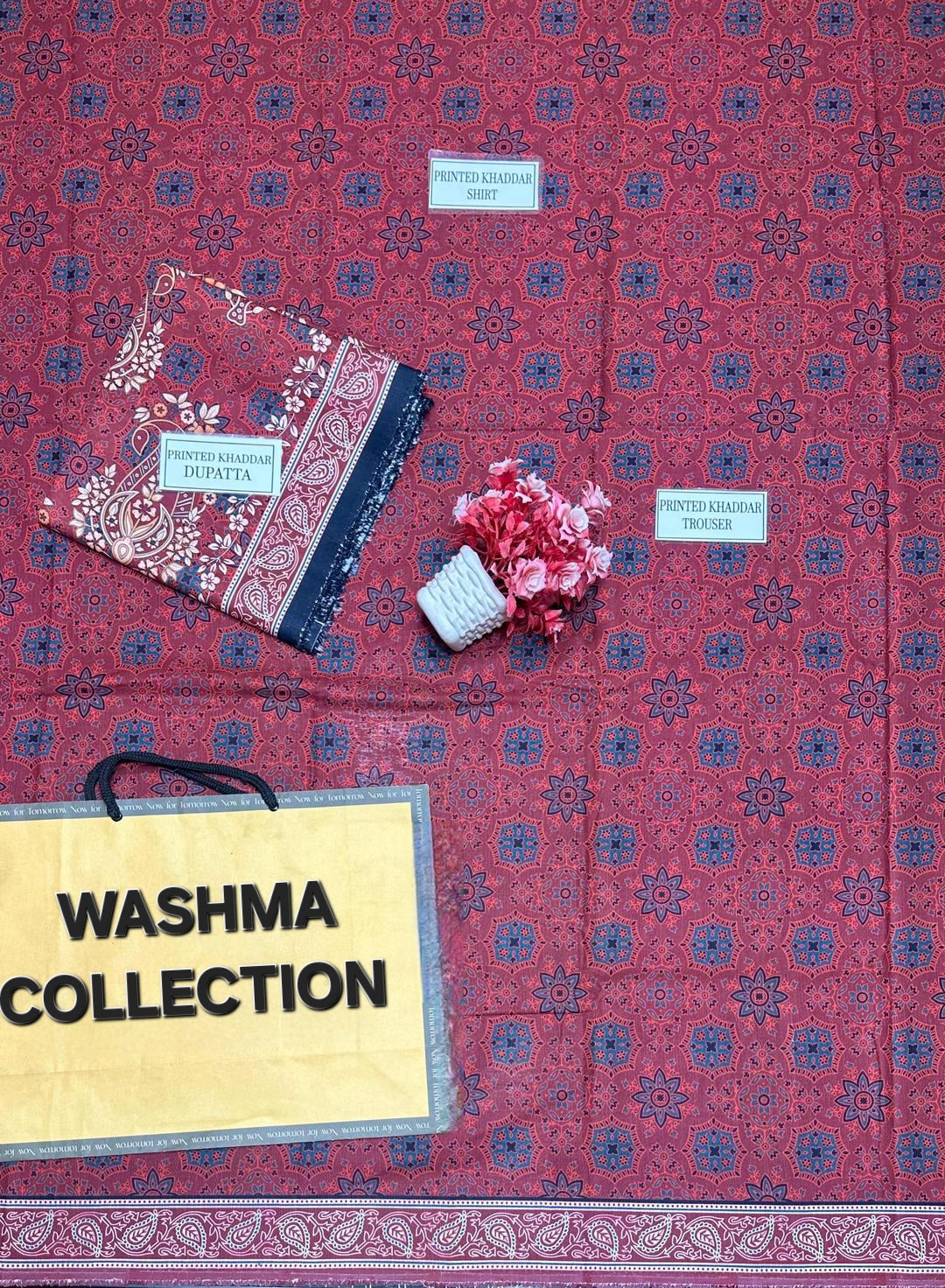 Winter Women's 3 Pcs Unstiched Suits