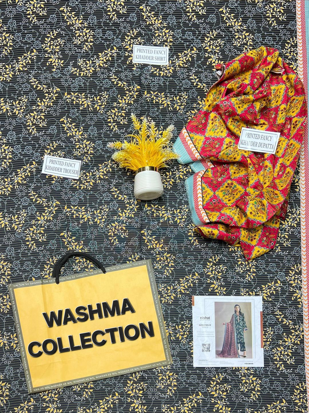 Winter Women's 3 Pcs Unstiched Suits