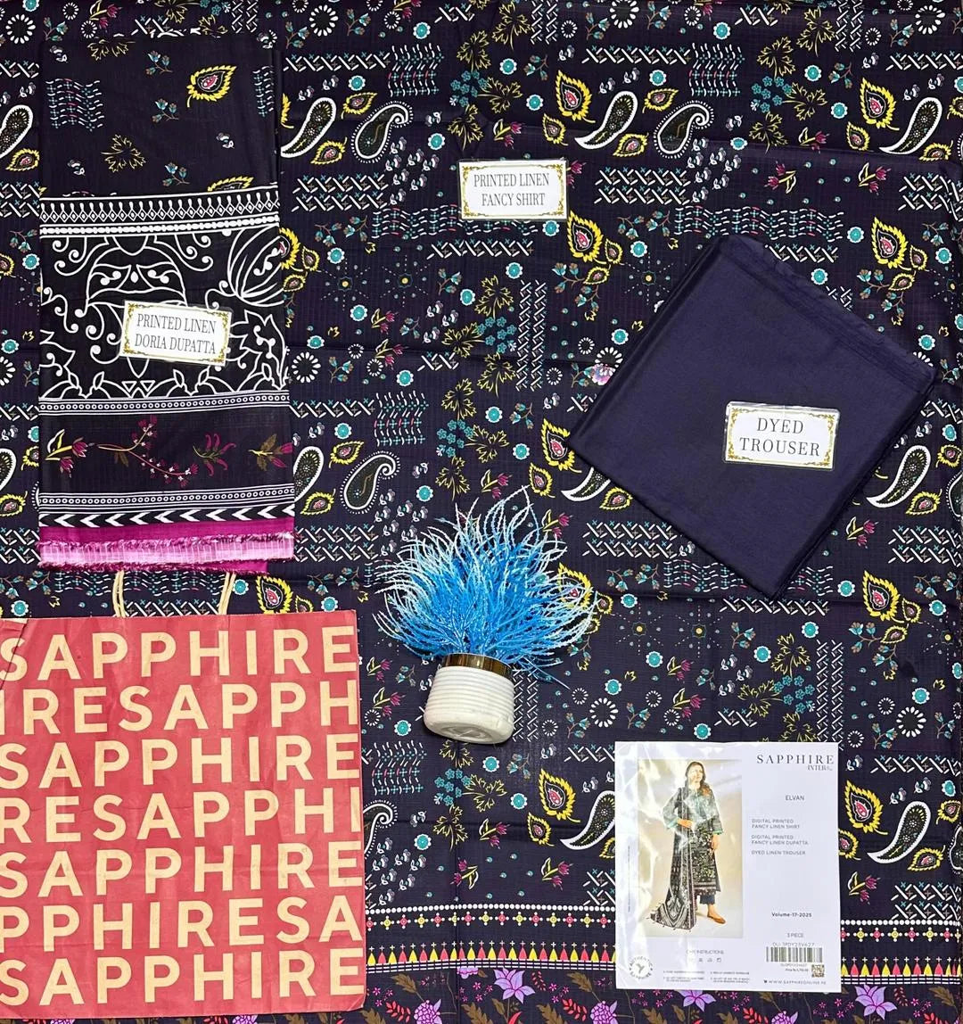 3 Pcs Women's Unstiched Suits