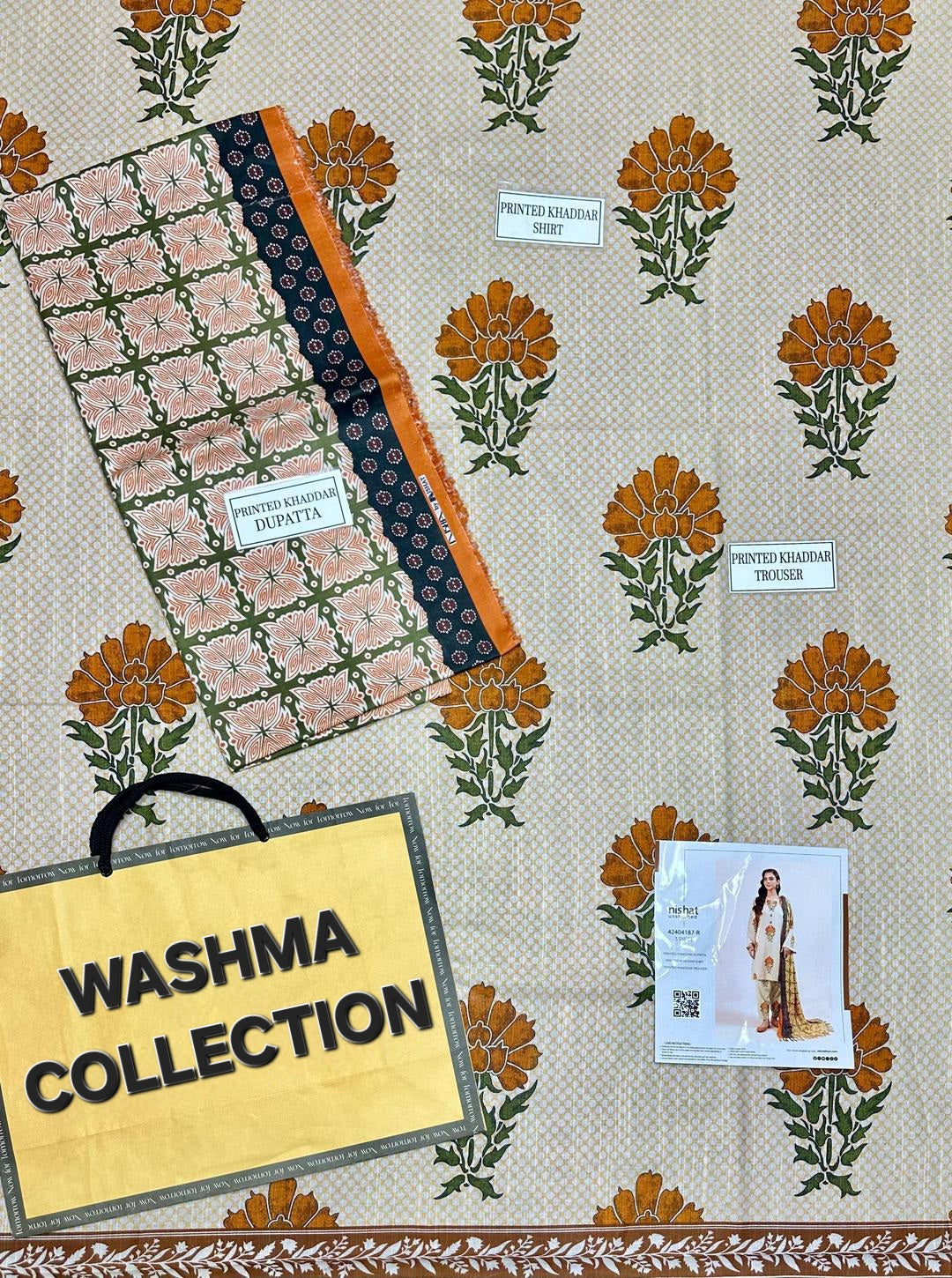 Winter Women's 3 Pcs Unstiched Suits