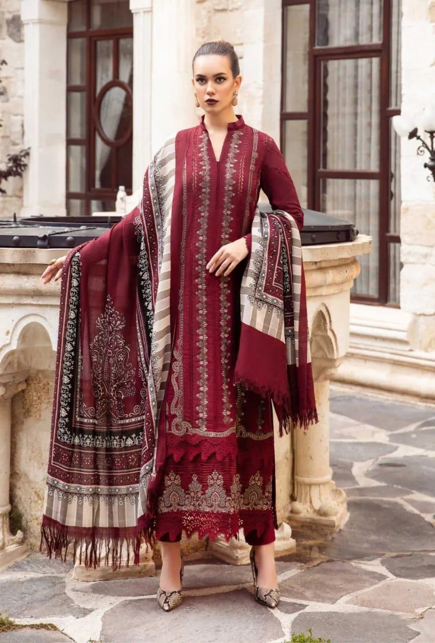 Woman's 3 Pcs Unstitched suits
