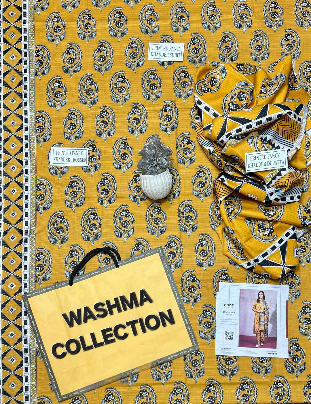 Winter Women's 3 Pcs Unstiched Suits