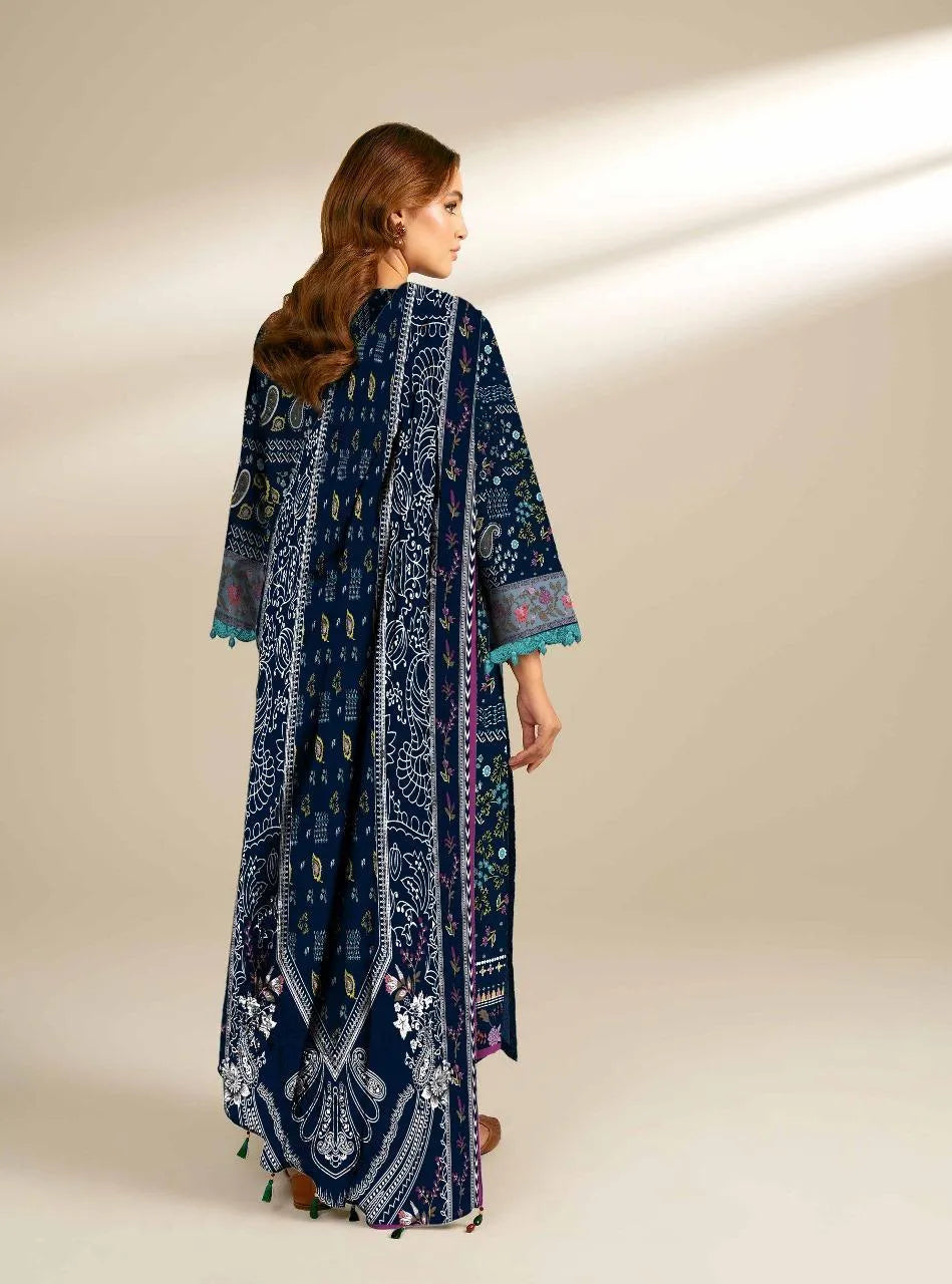 3 Pcs Women's Unstiched Suits